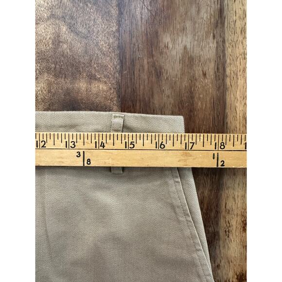 Self Contrast Anthropologie Skirt Slim Trouser Skirt Tan Size Large - Picture 7 of 10